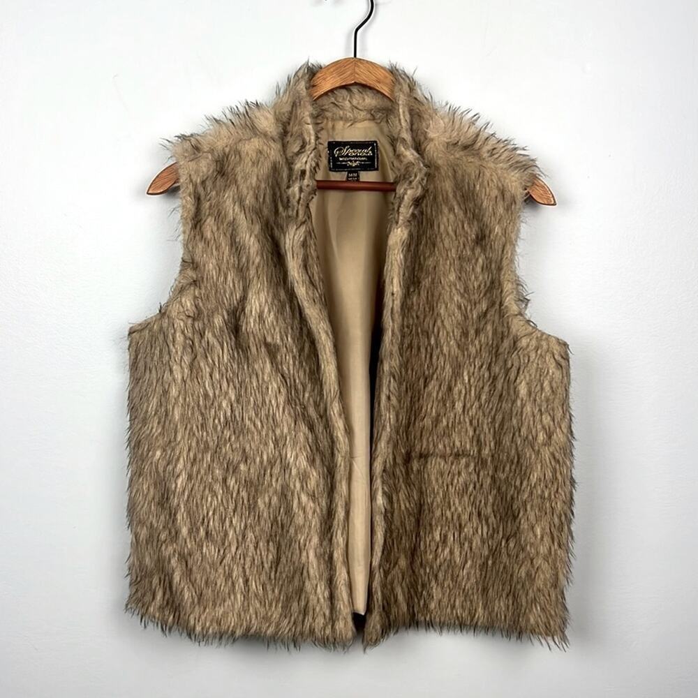 Special One by Rock International faux fur lined vest size medium - Picture 1 of 9